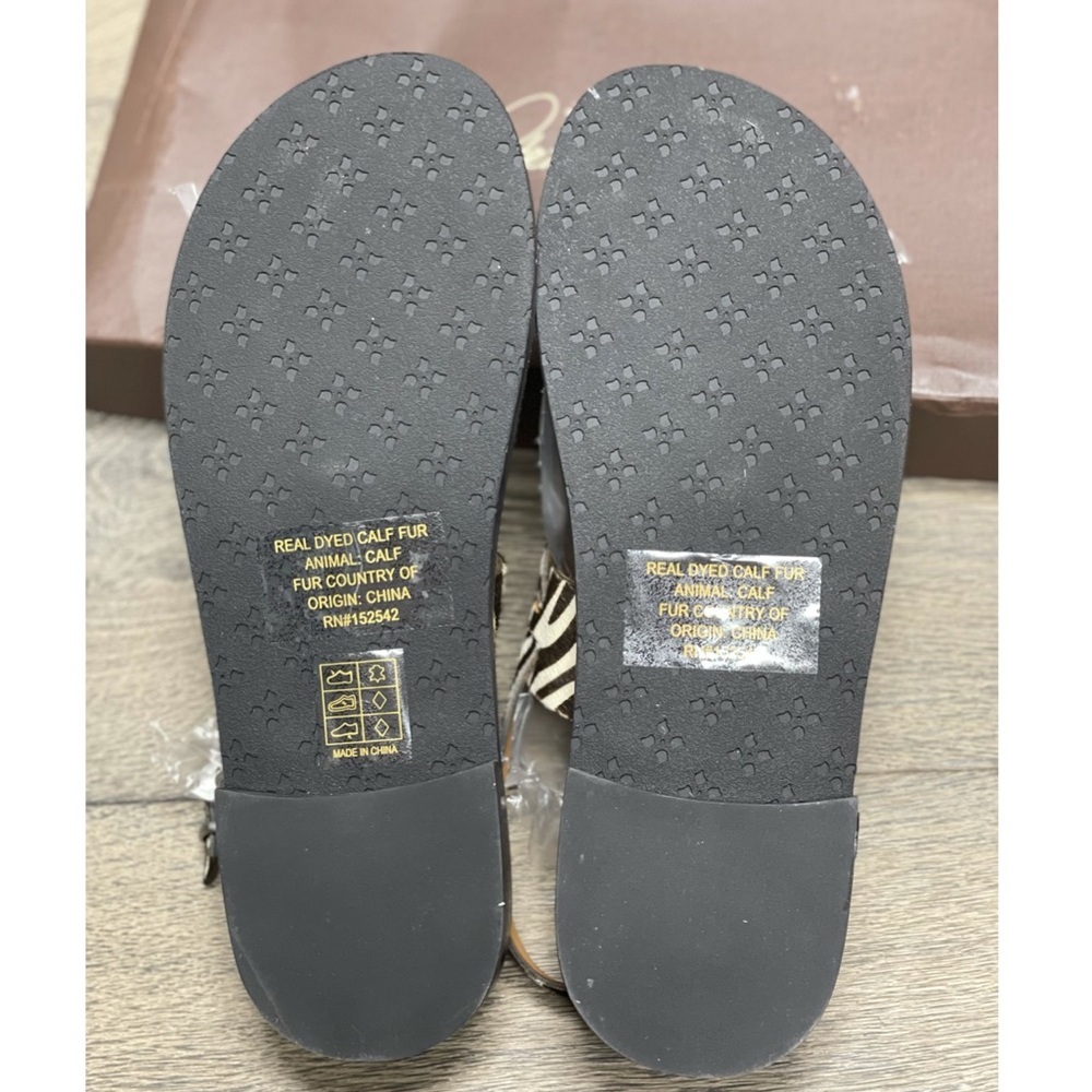 Patricia Nash Fidella Zebra Sandals Size 8.5 - Picture 4 of 8